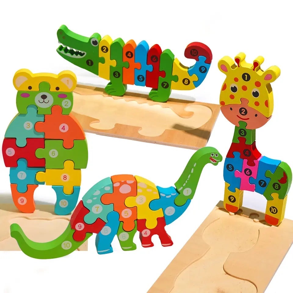 Jigsaw 3D Puzzle Set, Animal Cartoon 3D Puzzle Toys, Blocks Matching Toys, Hand Grip Plate Toddler Toys, Montessori Wooden Puzzles For Children, Kids Educational Learning Jigsaw Puzzle Jigsaw 3D Puzzle Set, Animal Cartoon 3D Puzzle Toys, Blocks Matching Toys, Hand Grip Plate Toddler Toys, Montessori Wooden Puzzles For Children, Kids Educational Learning Jigsaw Puzzle